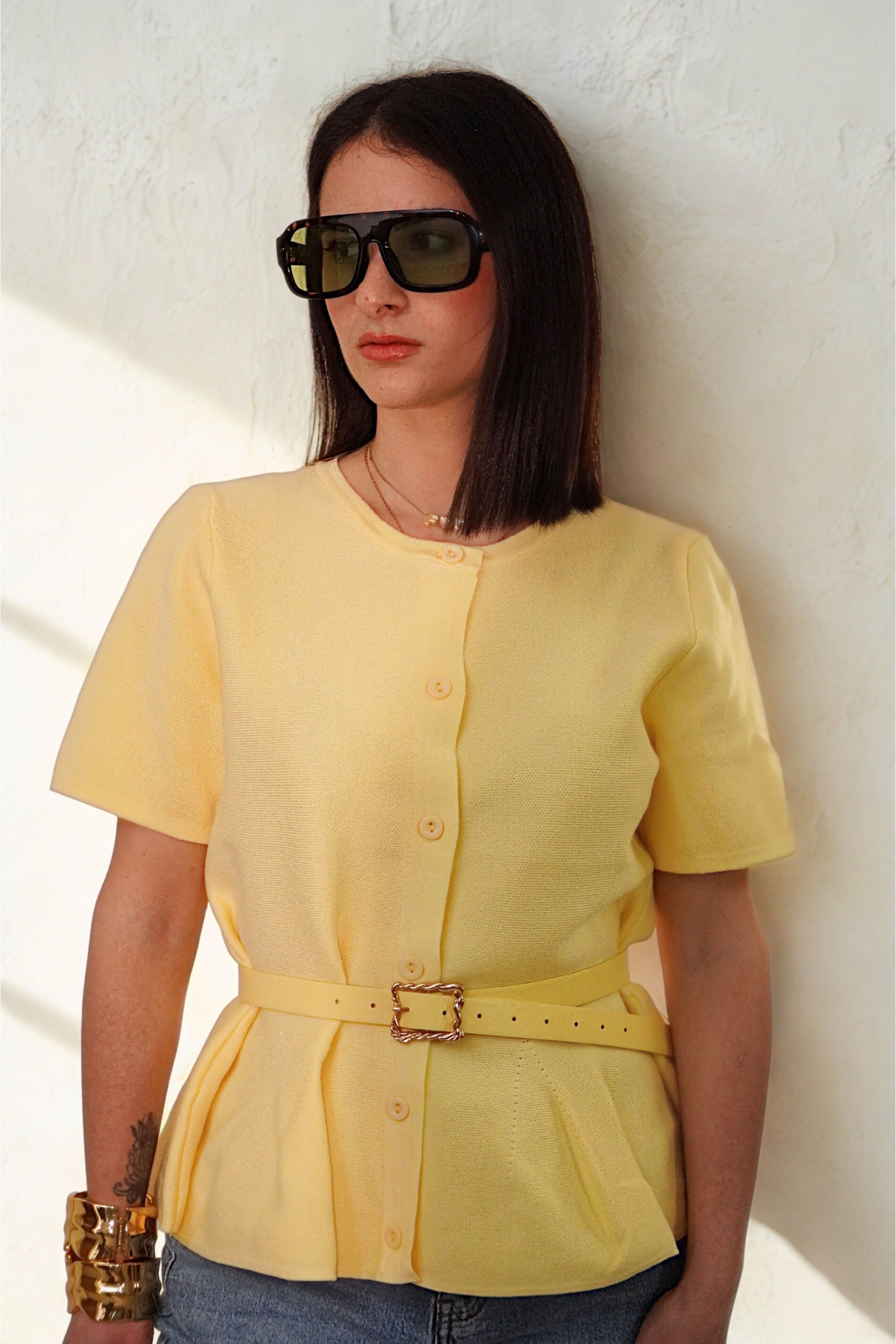 Maglia con cintura