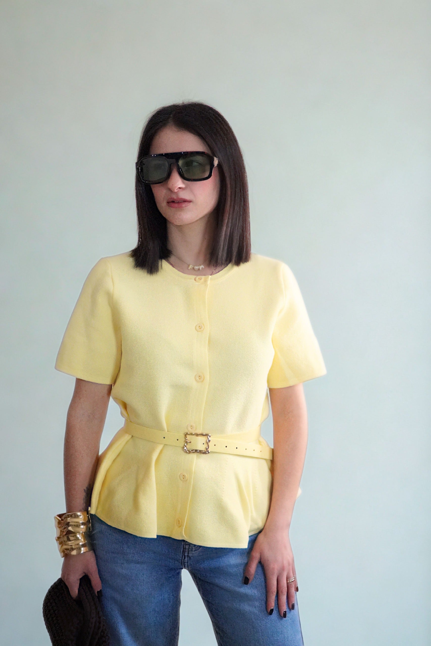Maglia con cintura
