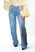 Jeans gamba larga